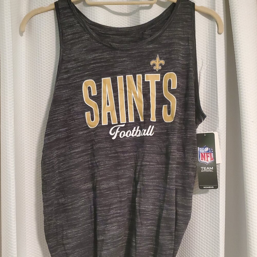 Womens New Orlean Saints NFL Tie Back top